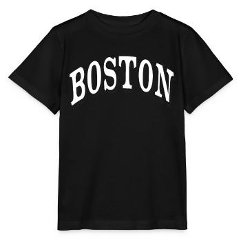 Boston - Stanley/Stella Kinder T-Shirt MINI CREATOR  - Schwarz - Vorne - Mikhail (115cm)