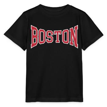 Boston - Stanley/Stella Kinder T-Shirt MINI CREATOR  - Schwarz - Vorne - Mikhail (115cm)