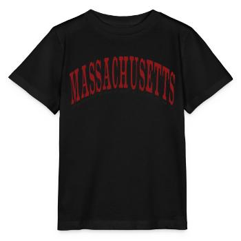 Massachusetts - Stanley/Stella Kinder T-Shirt MINI CREATOR  - Schwarz - Vorne - Mikhail (115cm)