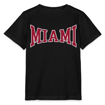 Miami - Stanley/Stella Kinder T-Shirt MINI CREATOR  - Schwarz - Vorne - Mikhail (115cm)