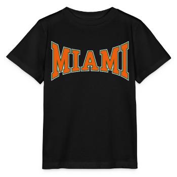 Miami - Stanley/Stella Kinder T-Shirt MINI CREATOR  - Schwarz - Vorne - Mikhail (115cm)