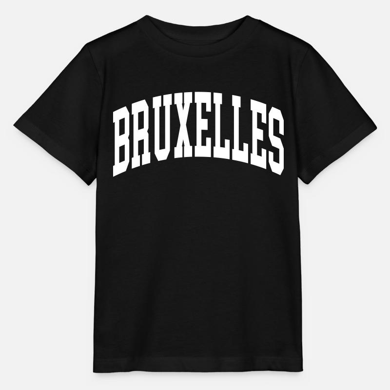 Bruxelles - T-shirt bio MINI CREATOR Stanley/Stella Enfant - noir