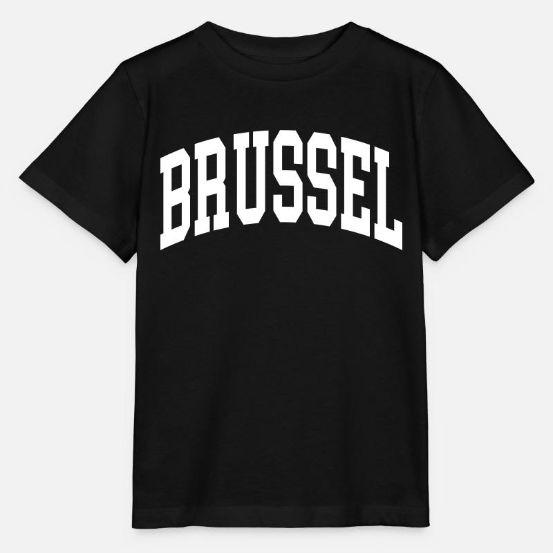Bruxelles - T-shirt bio MINI CREATOR Stanley/Stella Enfant - noir