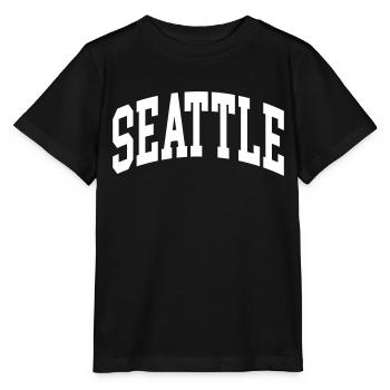 Seattle - T-shirt bio MINI CREATOR Stanley/Stella Enfant - noir - Devant - Mikhail (115cm)