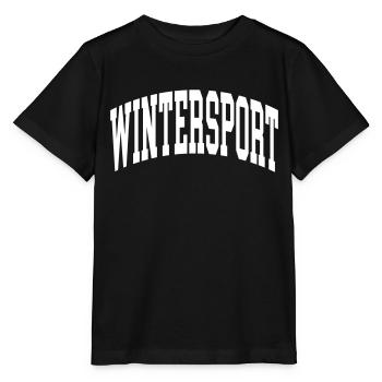 Wintersport - Stanley/Stella Kinder T-Shirt MINI CREATOR  - Schwarz - Vorne - Mikhail (115cm)