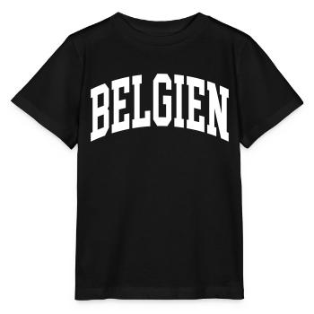 Belgien - Stanley/Stella Kinder T-Shirt MINI CREATOR  - Schwarz - Vorne - Mikhail (115cm)