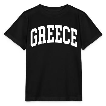 Greece - Stanley/Stella MINI CREATOR Kids’ T-Shirt - black - Front - Mikhail (115cm)