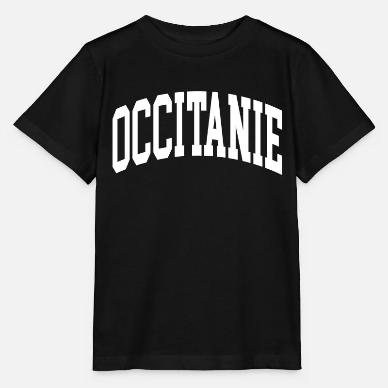 Occitanie - T-shirt bio MINI CREATOR Stanley/Stella Enfant - noir