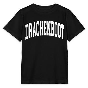 Bateau-dragon - T-shirt bio MINI CREATOR Stanley/Stella Enfant - noir - Devant - Mikhail (115cm)