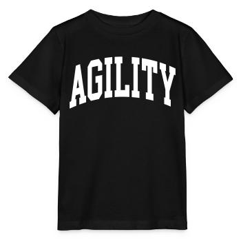 Agility - Stanley/Stella Kinder T-Shirt MINI CREATOR  - Schwarz - Vorne - Mikhail (115cm)