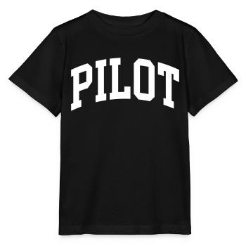 Pilot - Stanley/Stella MINI CREATOR Kids’ T-Shirt - black - Front - Mikhail (115cm)