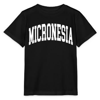 Micronesia - Stanley/Stella Kinder T-Shirt MINI CREATOR  - Schwarz - Vorne - Mikhail (115cm)
