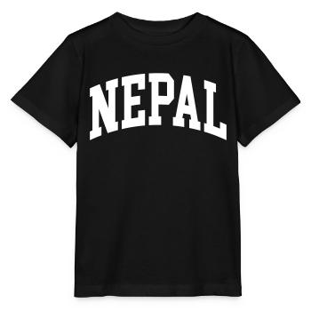 Nepal - Stanley/Stella MINI CREATOR Kids’ T-Shirt - black - Front - Mikhail (115cm)