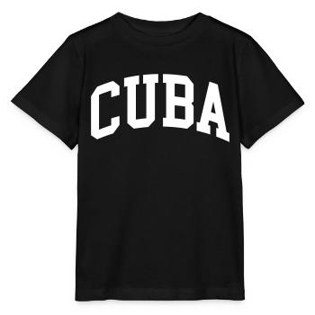 Cuba - T-shirt bio MINI CREATOR Stanley/Stella Enfant - noir - Devant - Mikhail (115cm)
