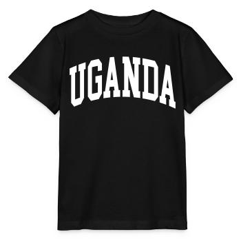 Uganda - Stanley/Stella MINI CREATOR Kids’ T-Shirt - black - Front - Mikhail (115cm)