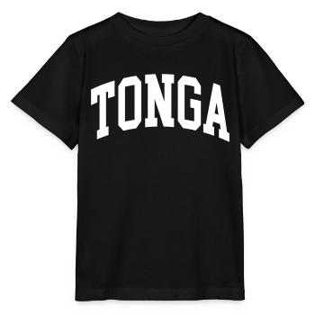 Tonga - Stanley/Stella Kinder T-Shirt MINI CREATOR  - Schwarz - Vorne - Mikhail (115cm)