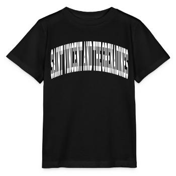St. Vincent und die Grenadinen - Stanley/Stella Kinder T-Shirt MINI CREATOR  - Schwarz - Vorne - Mikhail (115cm)