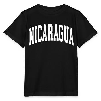 Nicaragua - T-shirt bio MINI CREATOR Stanley/Stella Enfant - noir - Devant - Mikhail (115cm)