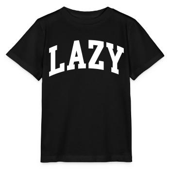 Lazy - Stanley/Stella MINI CREATOR Kids’ T-Shirt - black - Front - Mikhail (115cm)