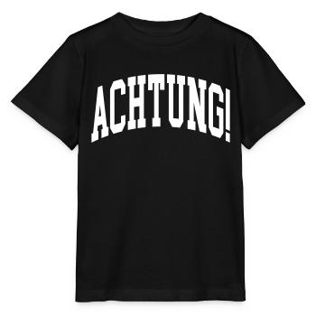 Achtung! - Stanley/Stella Kinder T-Shirt MINI CREATOR  - Schwarz - Vorne - Mikhail (115cm)