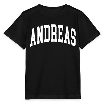 Andreas - T-shirt bio MINI CREATOR Stanley/Stella Enfant - noir - Devant - Mikhail (115cm)
