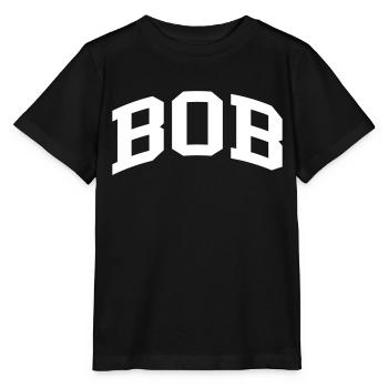 Bob - Stanley/Stella Kinder T-Shirt MINI CREATOR  - Schwarz - Vorne - Mikhail (115cm)