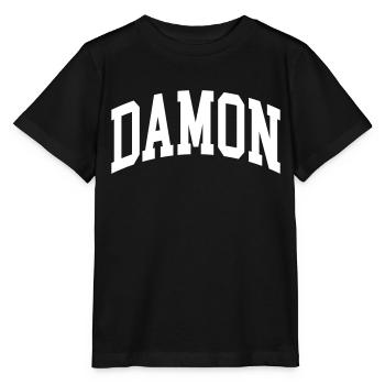Damon - Stanley/Stella Kinder T-Shirt MINI CREATOR  - Schwarz - Vorne - Mikhail (115cm)