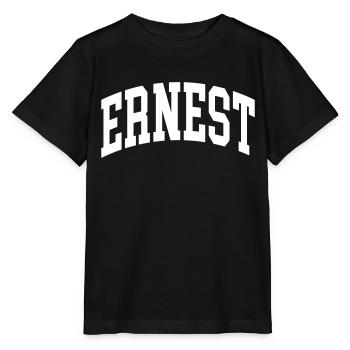 Ernest - Stanley/Stella Kinder T-Shirt MINI CREATOR  - Schwarz - Vorne - Mikhail (115cm)