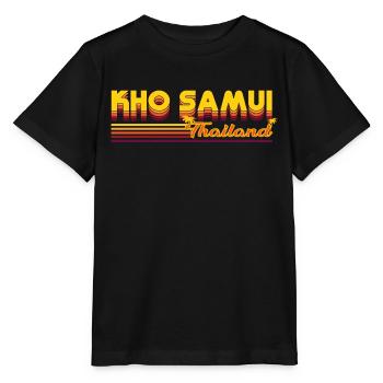 Ko Samui - Inselparadies im Design - Stanley/Stella Kinder T-Shirt MINI CREATOR  - Schwarz - Vorne - Mikhail (115cm)