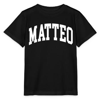 Matteo - Stanley/Stella Kinder T-Shirt MINI CREATOR  - Schwarz - Vorne - Mikhail (115cm)