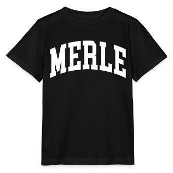 Merle - T-shirt bio MINI CREATOR Stanley/Stella Enfant - noir - Devant - Mikhail (115cm)