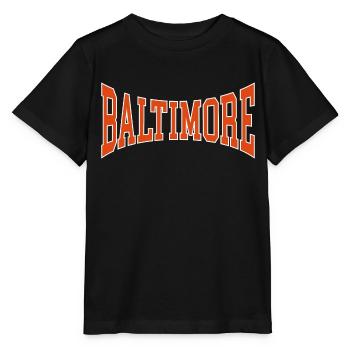 Baltimore - T-shirt bio MINI CREATOR Stanley/Stella Enfant - noir - Devant - Mikhail (115cm)