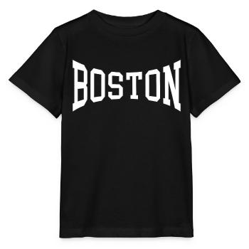 Boston - Stanley/Stella Kinder T-Shirt MINI CREATOR  - Schwarz - Vorne - Mikhail (115cm)