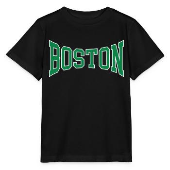 Boston - Stanley/Stella Kinder T-Shirt MINI CREATOR  - Schwarz - Vorne - Mikhail (115cm)