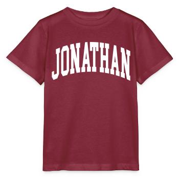 Jonathan - Stanley/Stella Kinder T-Shirt MINI CREATOR  - Burgunderrot - Vorne - Kain (125cm)
