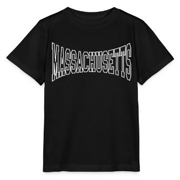 Massachusetts - Stanley/Stella Kinder T-Shirt MINI CREATOR  - Schwarz - Vorne - Mikhail (115cm)