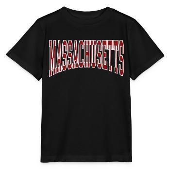 Massachusetts - Stanley/Stella Kinder T-Shirt MINI CREATOR  - Schwarz - Vorne - Mikhail (115cm)