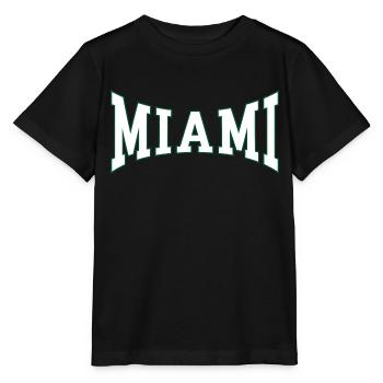Miami - Stanley/Stella Kinder T-Shirt MINI CREATOR  - Schwarz - Vorne - Mikhail (115cm)