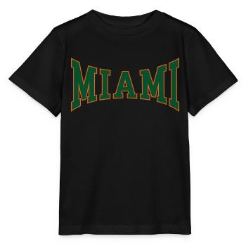 Miami - Stanley/Stella Kinder T-Shirt MINI CREATOR  - Schwarz - Vorne - Mikhail (115cm)