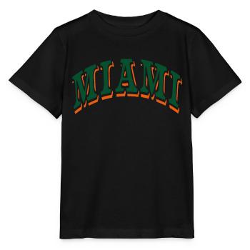 Miami - T-shirt bio MINI CREATOR Stanley/Stella Enfant - noir - Devant - Mikhail (115cm)