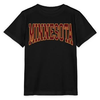 Minnesota - Stanley/Stella Kinder T-Shirt MINI CREATOR  - Schwarz - Vorne - Mikhail (115cm)