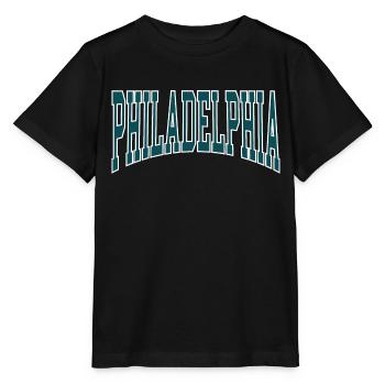 Philadelphie - T-shirt bio MINI CREATOR Stanley/Stella Enfant - noir - Devant - Mikhail (115cm)