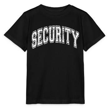 Security - Stanley/Stella MINI CREATOR Kids’ T-Shirt - black - Front - Mikhail (115cm)