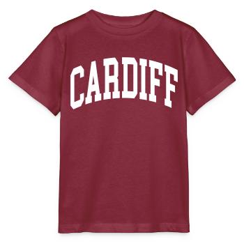 Cardiff - Stanley/Stella MINI CREATOR Kids’ T-Shirt - burgundy - Front - Kain (125cm)