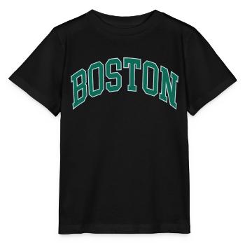 Boston - Stanley/Stella Kinder T-Shirt MINI CREATOR  - Schwarz - Vorne - Mikhail (115cm)