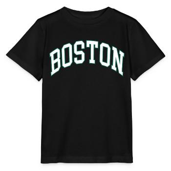 Boston - Stanley/Stella Kinder T-Shirt MINI CREATOR  - Schwarz - Vorne - Mikhail (115cm)