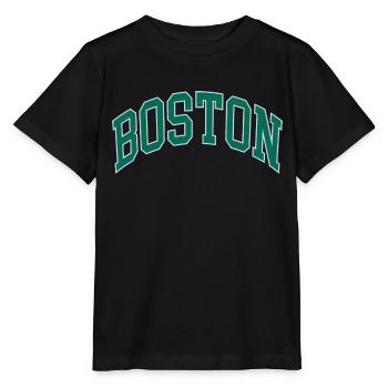 Boston - Stanley/Stella Kinder T-Shirt MINI CREATOR  - Schwarz - Vorne - Mikhail (115cm)