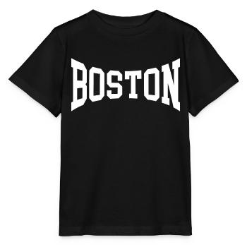 Boston - Stanley/Stella Kinder T-Shirt MINI CREATOR  - Schwarz - Vorne - Mikhail (115cm)