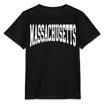 Massachusetts - Stanley/Stella Kinder T-Shirt MINI CREATOR  - Schwarz - Vorne - Mikhail (115cm)