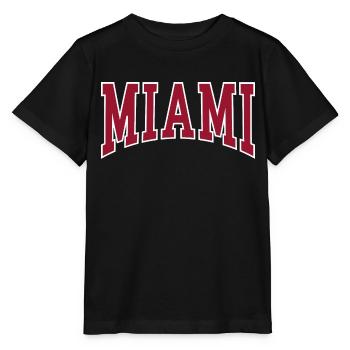 Miami - T-shirt bio MINI CREATOR Stanley/Stella Enfant - noir - Devant - Mikhail (115cm)